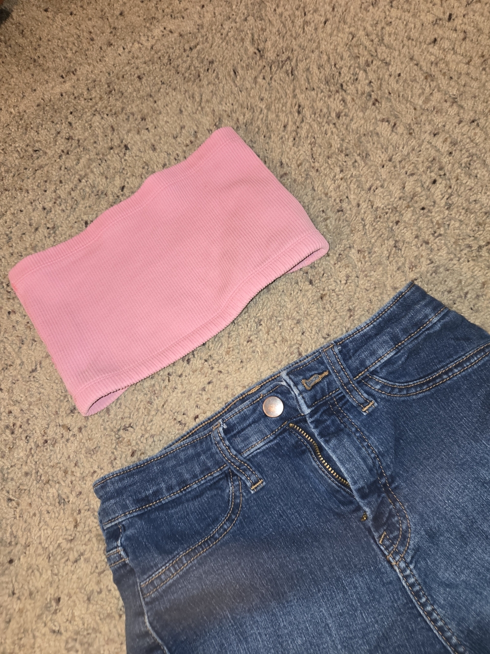 Pink Ribbed Tube Top - Picture 3 of 7